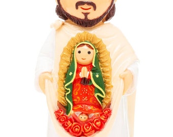 Saint Juan Diego | First Communion Gift | Confirmation Gift |  Catholic Figurines | Little Drops of Water