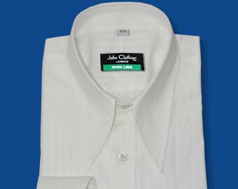 English Akco semi-stiff shirt collar 16.5 UNUSED vintage detachable 1960s 1970s 