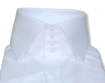 high collared shirt