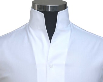 Open Collar Shirt Etsy Open Collar Shirt Etsy