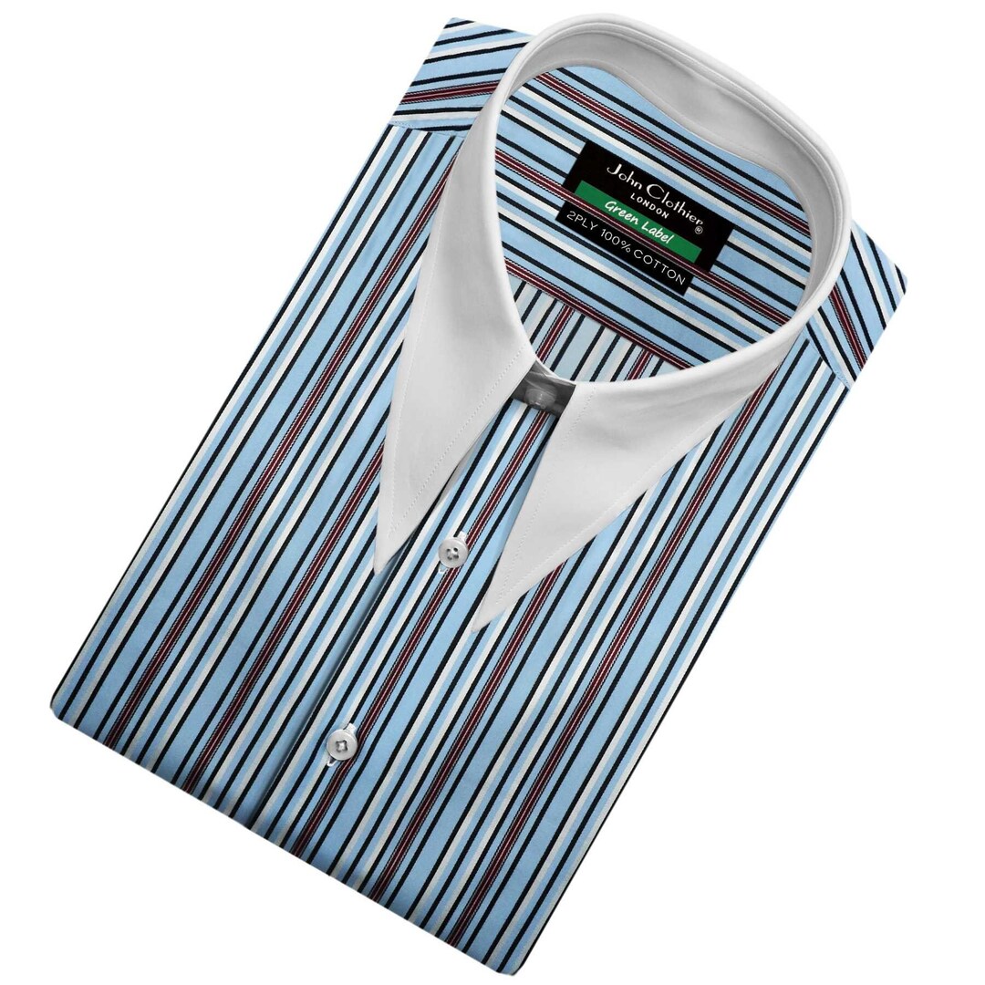 Spear Collar Vintage Dagger Collar Shirt Multicolored Etsy