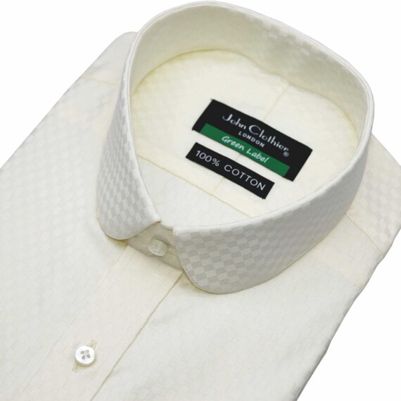 Peaky Blinder Shirt Penny Round Collar 