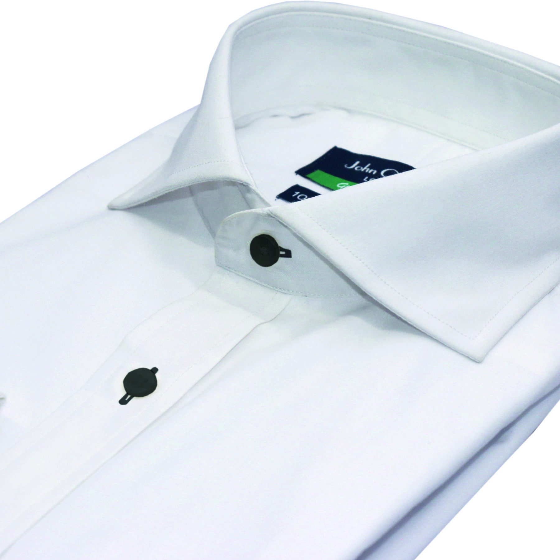 Cutaway Collar Mens 100% Cotton Shirt 