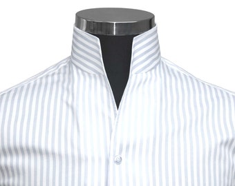 Men's High Open Collar Shirt 100 ...