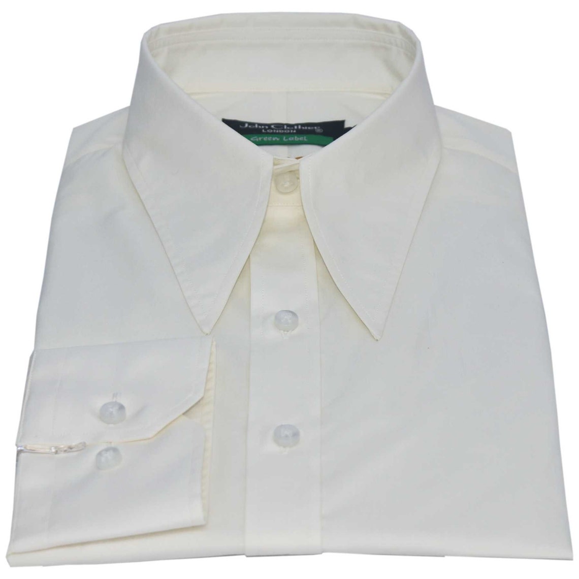 Spear Point Dagger Collar Long Point Cream off White 100 Etsy Australia