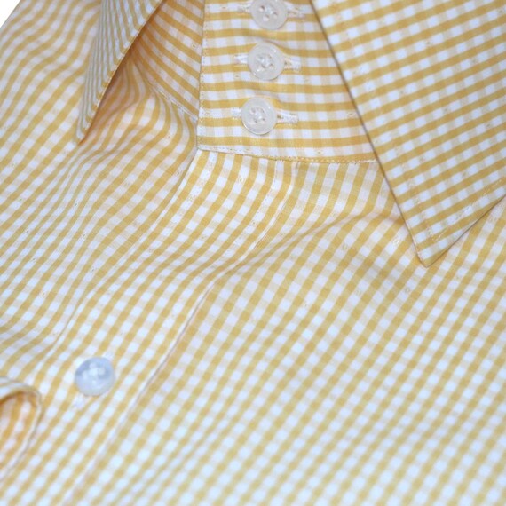 High Collar Shirt for Men Yellow 