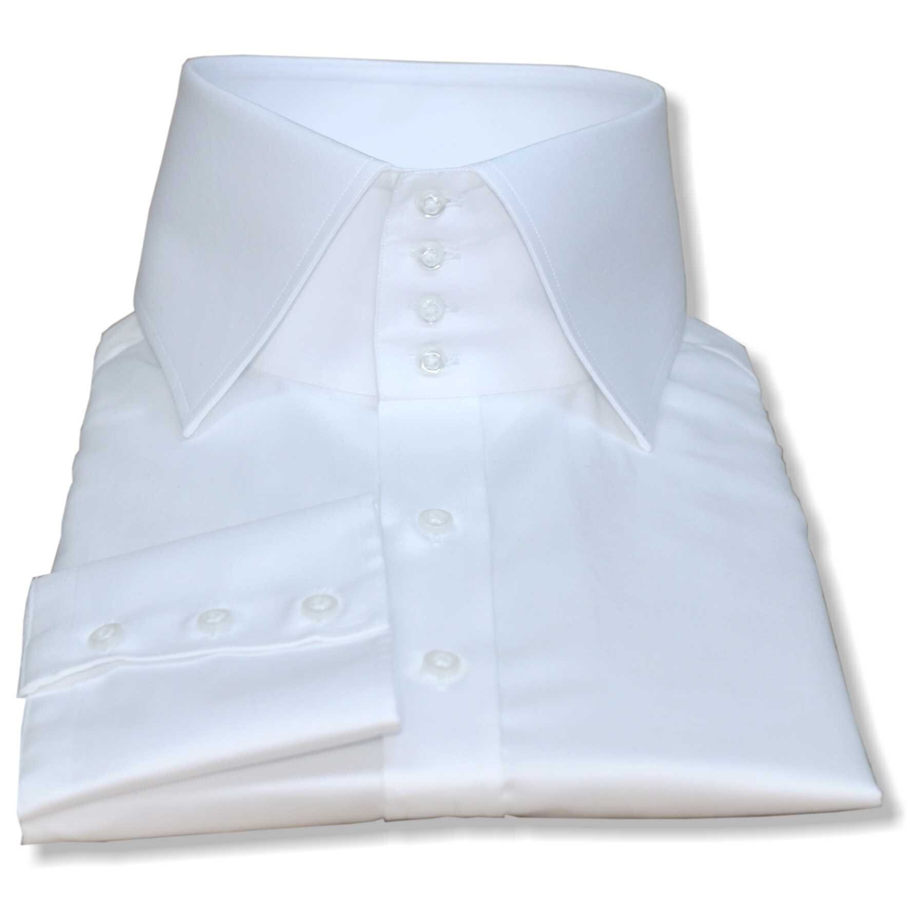 3 Band 4 Collar Buttons Shirt Tall Neck 
