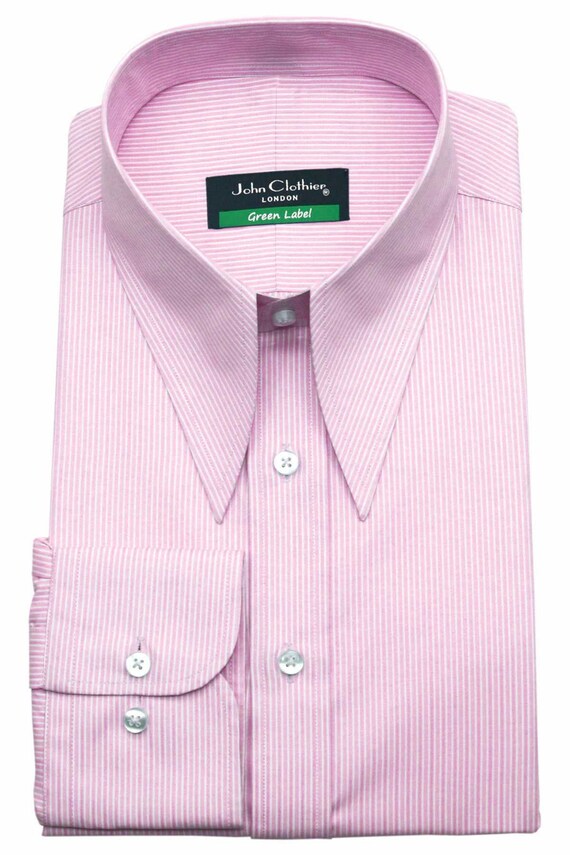 camicia con colletto lungo