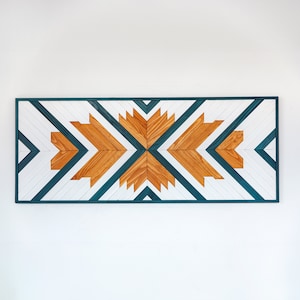 Geometric wood wall art, Large Wood Wall hanging for your living room, Boho rustic Wood Art, Wood wall decoration, Wooden Mosaic