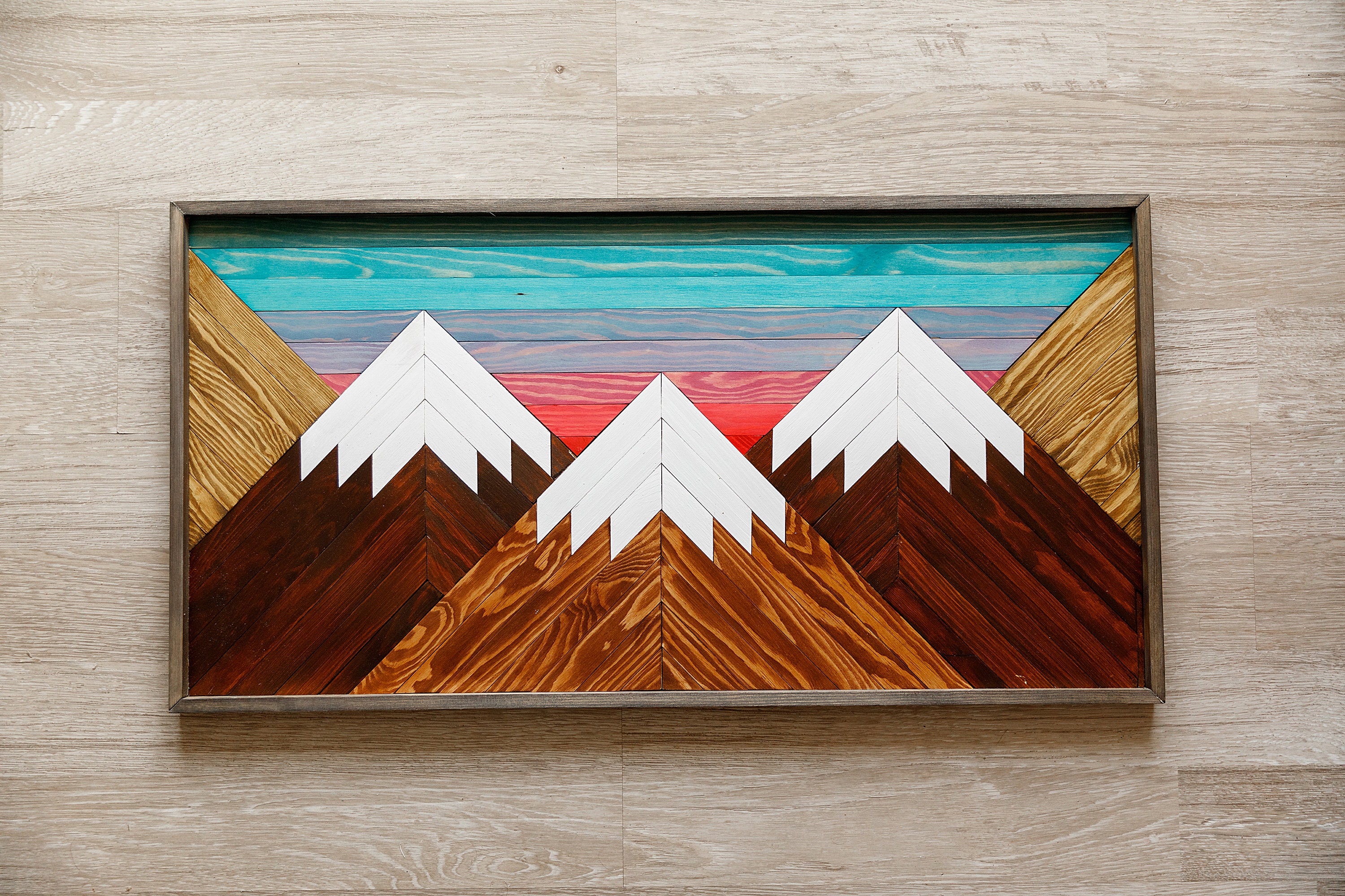 Mountain Wood Art