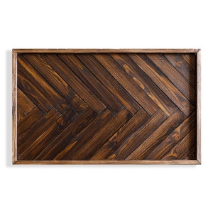 Handcrafted Wooden Catch All Tray: Farmhouse Decor