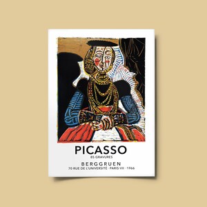 Pablo Picasso Poster, Picasso Print, Exhibition Poster, Cheap Stuff, Museum Poster, Poster Art Picasso, Digital Download