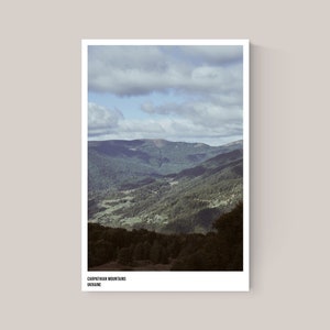 Pray for Ukraine, Carpathian Mountains Wall Art, Digital Postcards, Mountain Ukraine Photo, Digital Download File