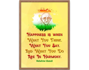 Printable Ghandi Quote Poster