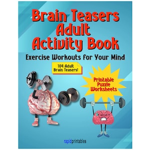 Brain Teasers Adult Activity Book