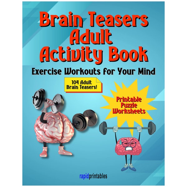 Brain Teasers Adult Activity Book