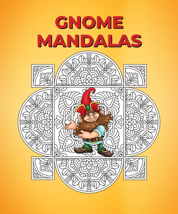 Free Printable Gnome Mandalas