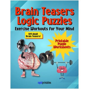 Brain Teasers Logic Puzzles, Exercise Workouts for Your Mind