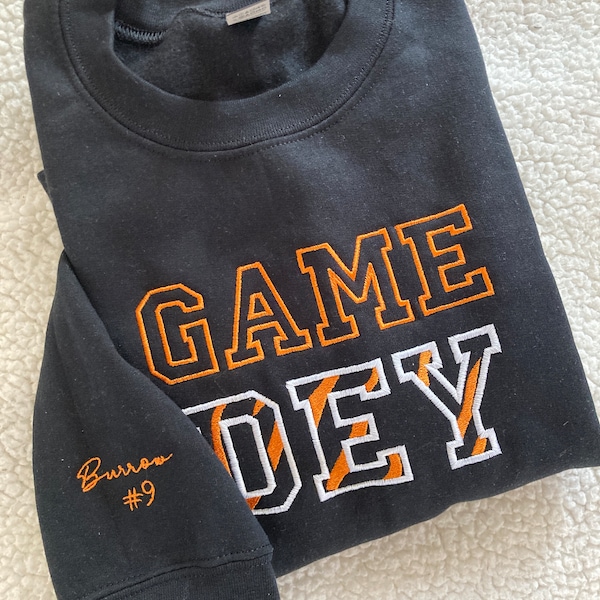 Cincinnati Bengals embroidered Sweater Unisex Gifts bengals who dey Burrow Number 9 nine gifts trendy cozy sweatshirt crewneck Super bowl