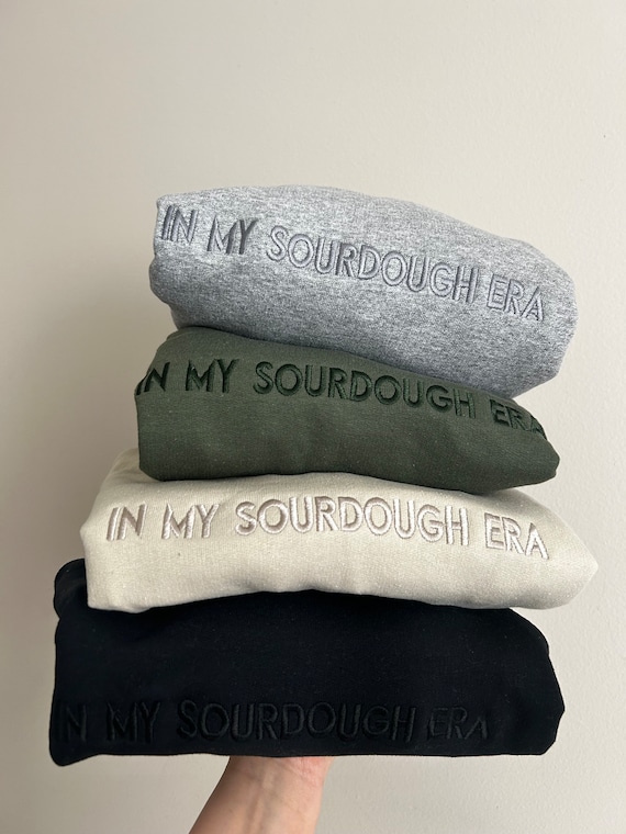 Best Seller Embroidered homemaker homesteaders sourdough trendy minimalist sweatshirt crewneck monochromatic simple wake and bake viral