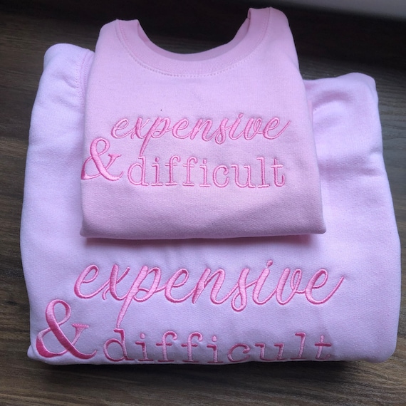 Expensive and difficult toddler and adult unisex sweatshirts crewneck kids fashion matching mommy and me gifts for birthday