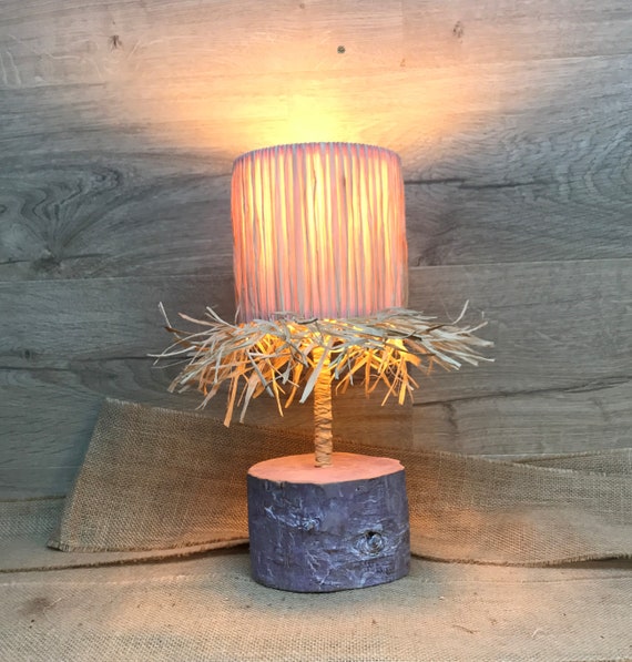 Little Purple Hand Made Table Lamp Wooden Yoga Table Lamp Wooden Yoga, Purple Floor Lamp Wooden