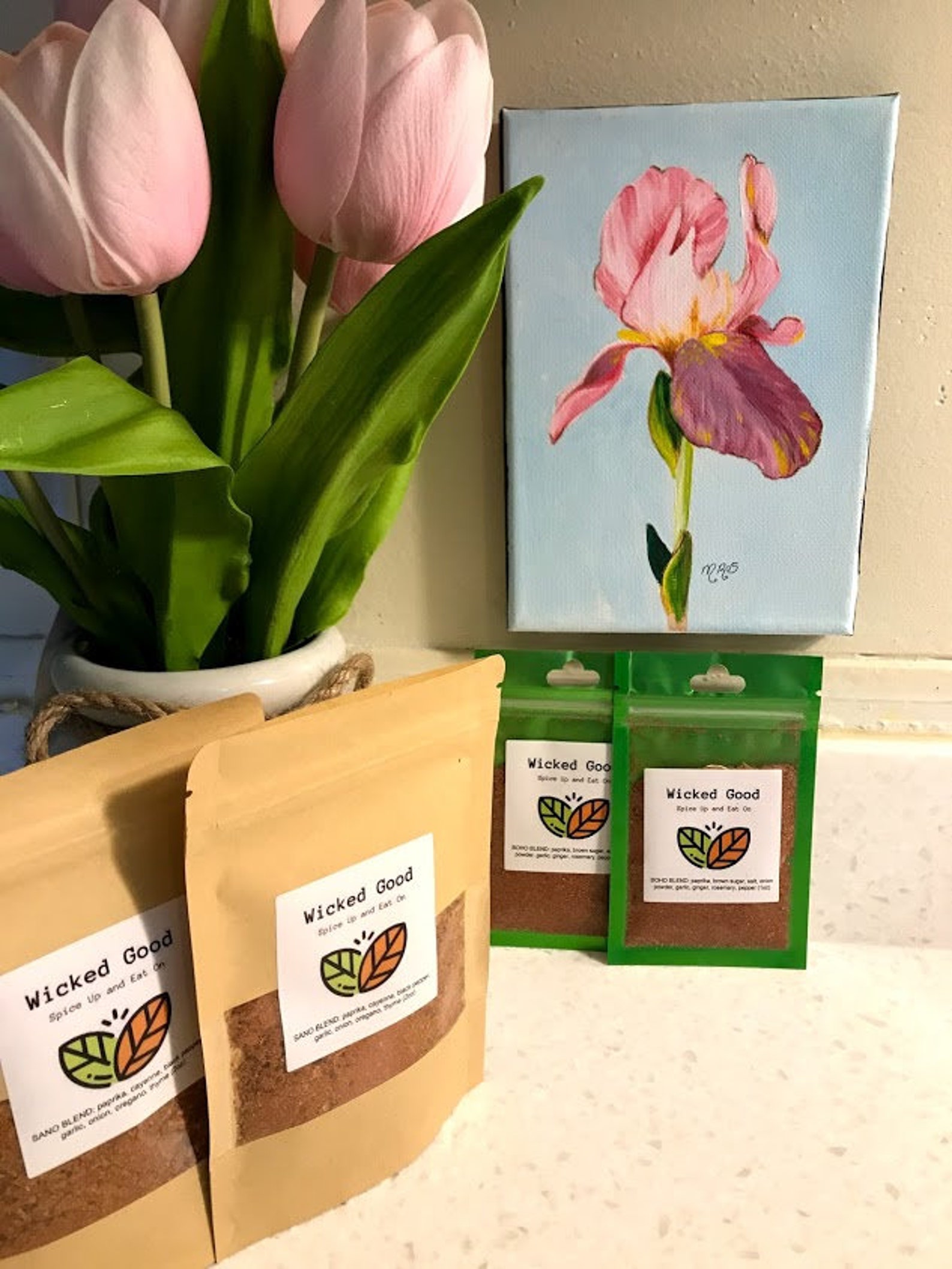 Flowers Gift Set Etsy