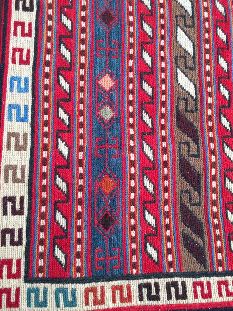 Sumac Rug, Large Area Rug, Kilim Rug, Soumag Rug, Colorful Area Rug ...