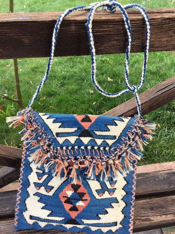 Handmade Kilim Bag, Shoulder Bag for Woman,Vintag… - image 5