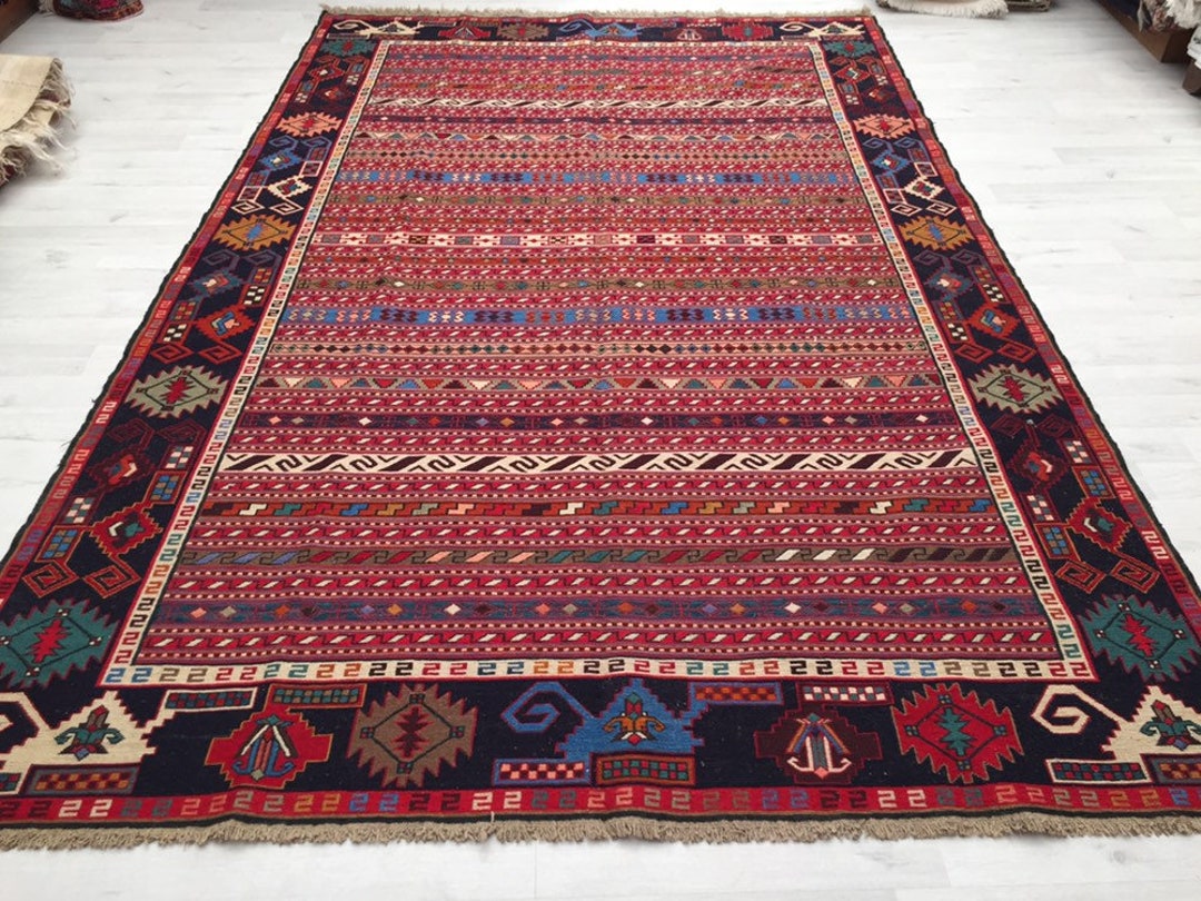 Sumac Rugs Sumac Rug, Large Area Rug, Kilim Rug, Soumag Rug, Colorful Area Rug ...