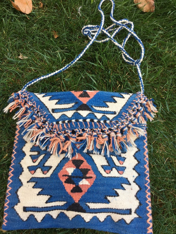 Handmade Kilim Bag, Shoulder Bag for Woman,Vintag… - image 4