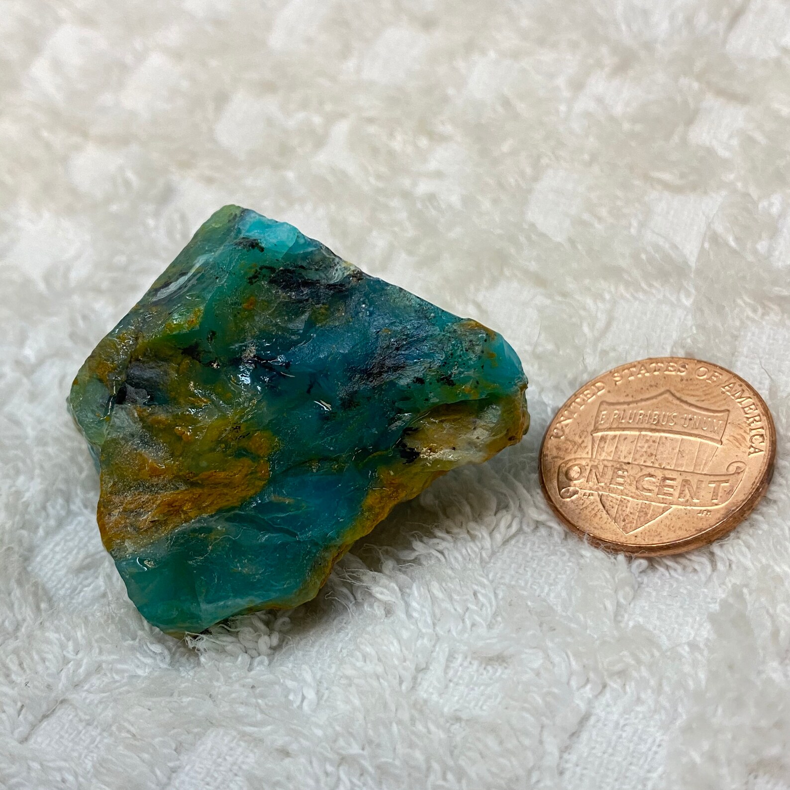 Top Quality Peruvian Blue Opal Rough Stone Natural Andean Etsy