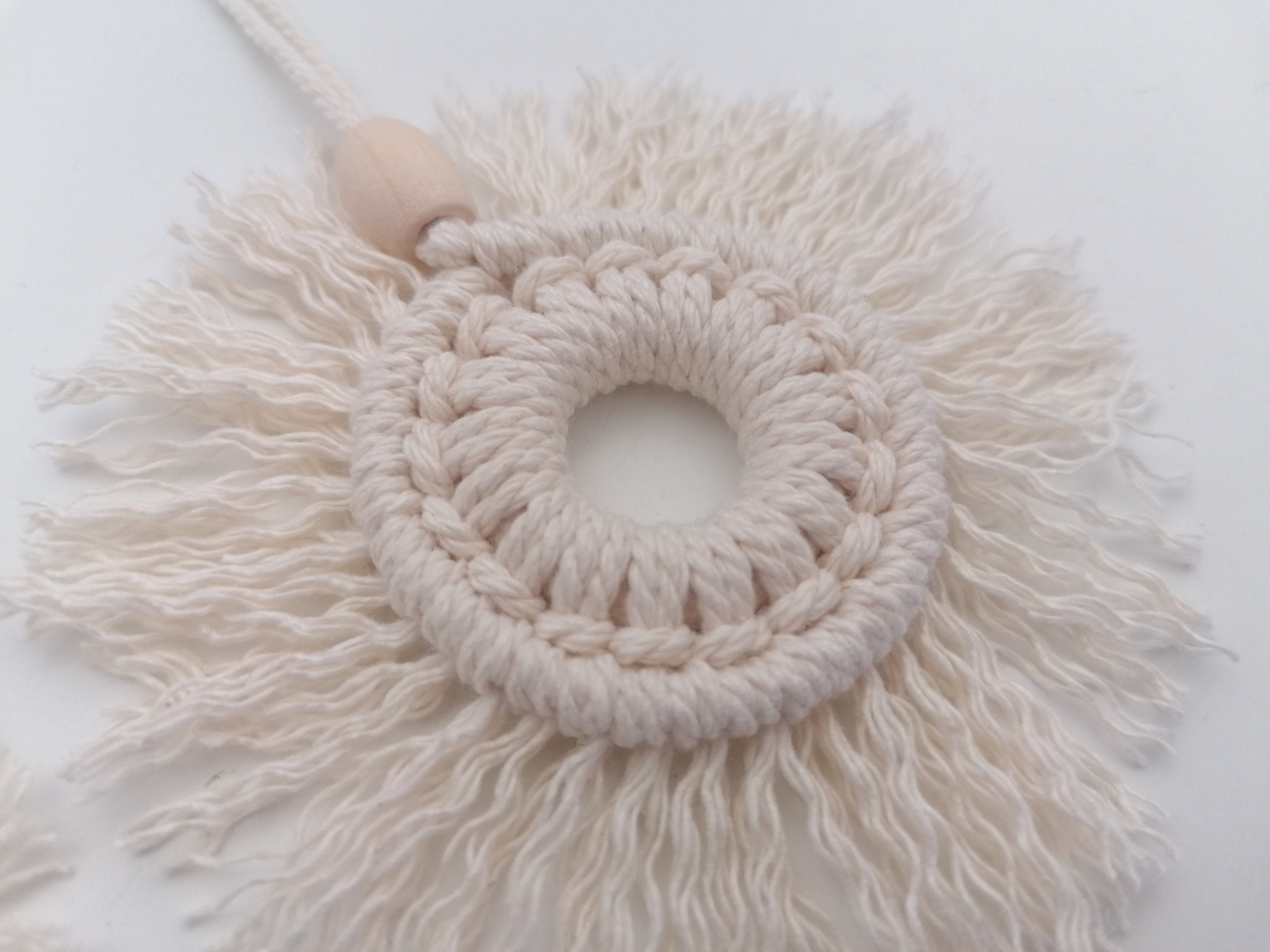 Ensemble de Décorations Noël I 3 Macrame Flocons Neige Idées Cadeaux