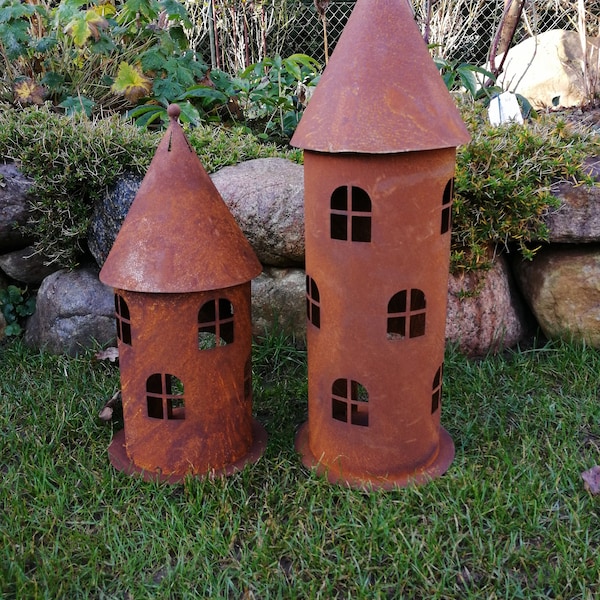 Lantern "Tower" made of rust