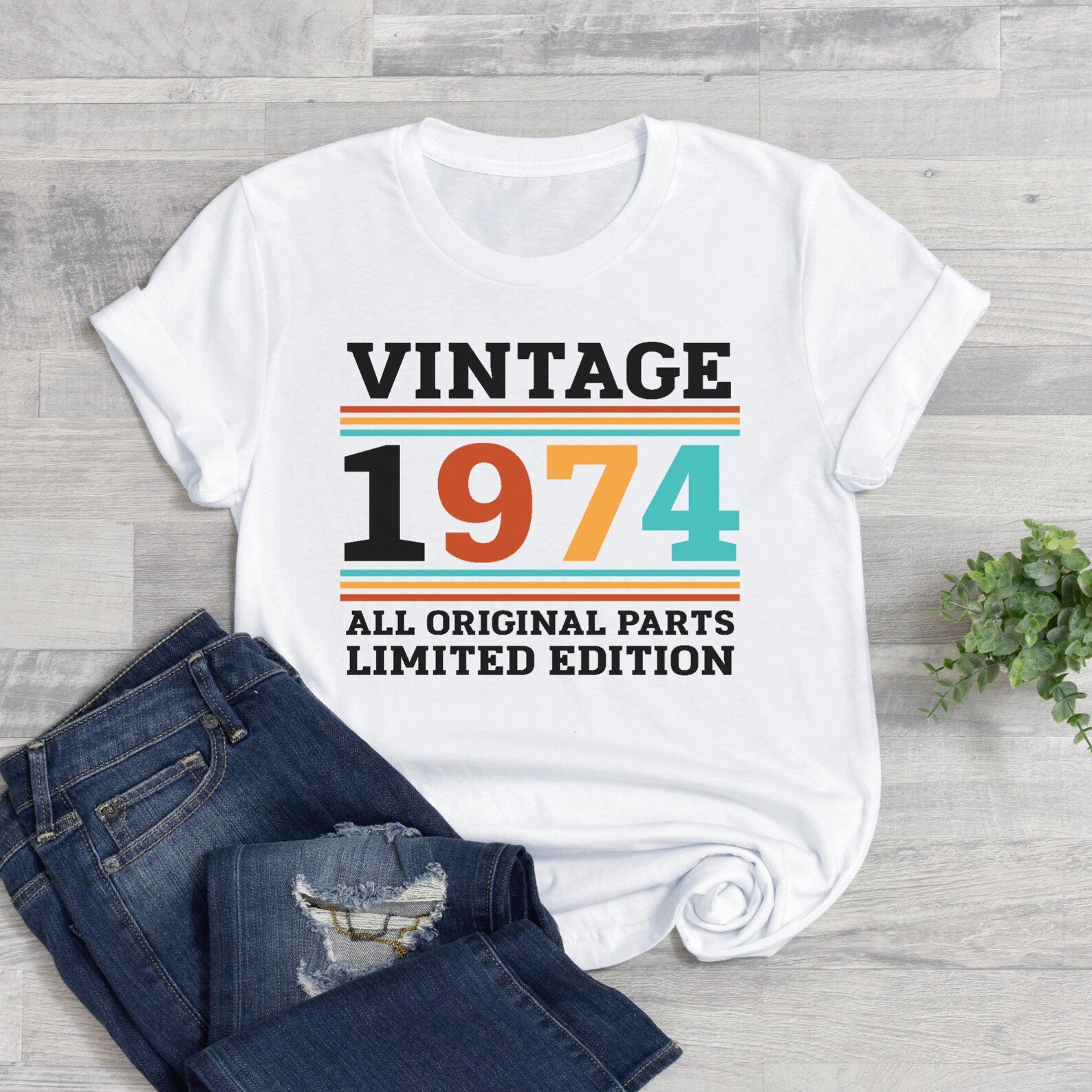 Vintage 1973 Nacido En 1973 50 Años Cumpleaños Hombre Camiseta De Mujer
