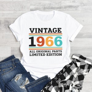 Vintage 1966 shirt, Vintage birthday shirt, birthday vintage shirt, 1966 classic shirt, 54th birthday Tee, 54th shirt, birthday vintage tee