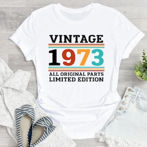 47th Birthday gift Classic Vintage 1973 Tshirt, 1973 shirt, Vintage birthday shirt, Classic 47th birthday shirt, birthday vintage shirt
