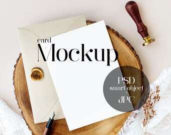 5x7 Card Mockup Etsy
