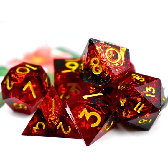  Metal dice Set D&D, Polyhedron DND Dungeons and Dragons Metal  DND dice Set, Suitable for Pathfinder RPG Shadow Run Savage World and Other Role-Playing  Game dice Sets : Toys & Games