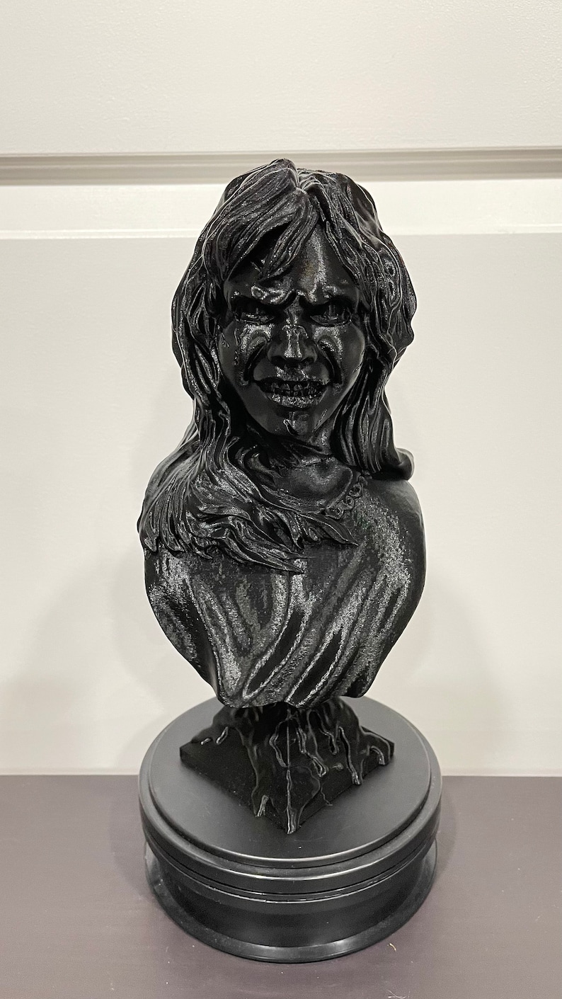 The Exorcist Regan Bust, Horror Fanart, 3D Printed Figure image 6
