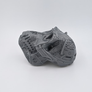 Duncan monkey skull, cyborg skull, android skull, cyber skull, monkey skull