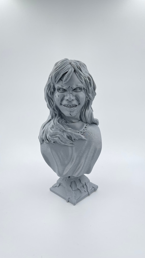 The Exorcist Regan Bust, Horror Fanart, 3D Printed Figure