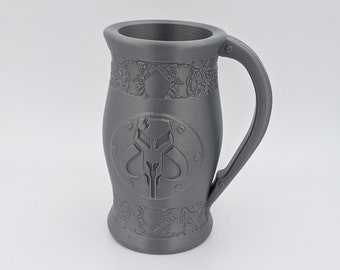 The Mandalorian Mug, Can holder, Stein, beer mug , cup, holder, mando mug