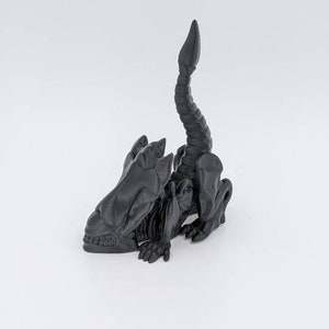 Queen Alien, cute, aliens, alien, xenomorph, Alien Romulus Fanart Figure - Handcrafted Sci-Fi Art