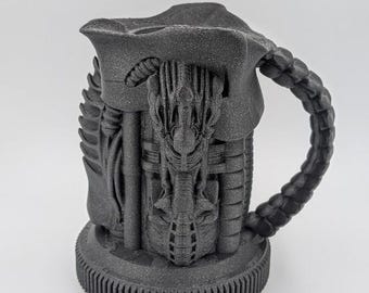 Xenomorph Stein, HR Giger Alien Can Holder, Collectible Mug