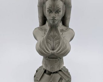 Darth Talon Bust, Star Wars Sith Woman, 3D Printed Figure