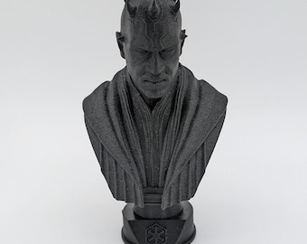 Darth Maul Bust, Star Wars Sith Lord, 3D Fan Art