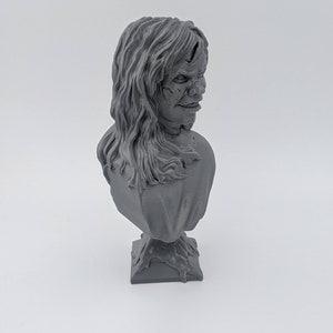 The Exorcist Regan Bust, Horror Fanart, 3D Printed Figure image 3