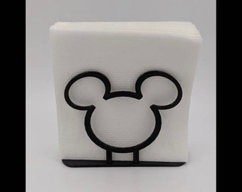 Disney stylized Mickey Mouse Napkin Holder, Disney, Kids, Fun, Party, Mickey, Minnie, Family, holidays