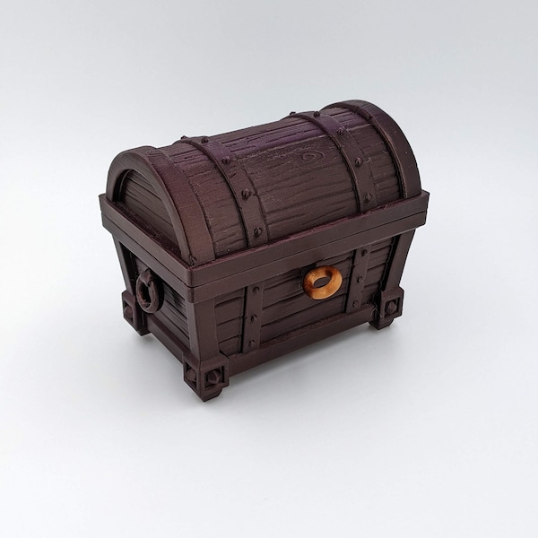 Mimic treasure chest jewelry box holder pirates